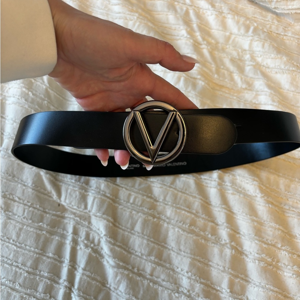 Valentino black belt size medium